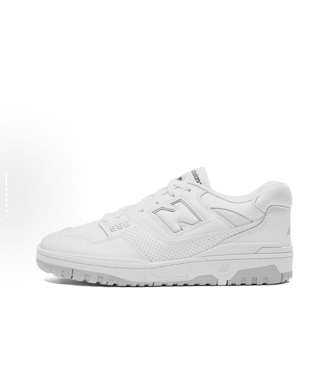 NEW BALANCE Белые кожаные кроссовки, фото 3