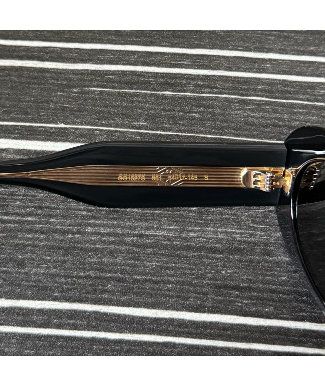 GUCCI Черные пластиковые солнцезащитные очки, фото 3