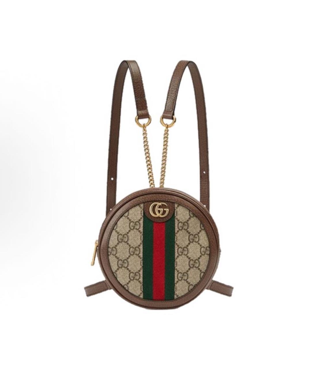GUCCI Коричневый рюкзак, фото 9