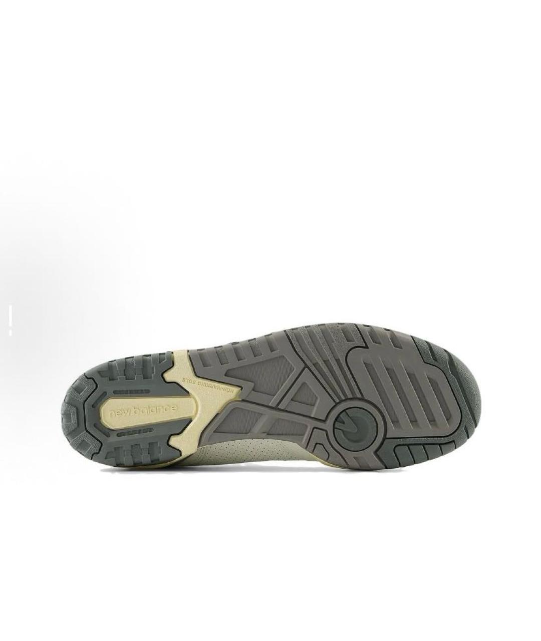 NEW BALANCE Бежевые кожаные кроссовки, фото 7