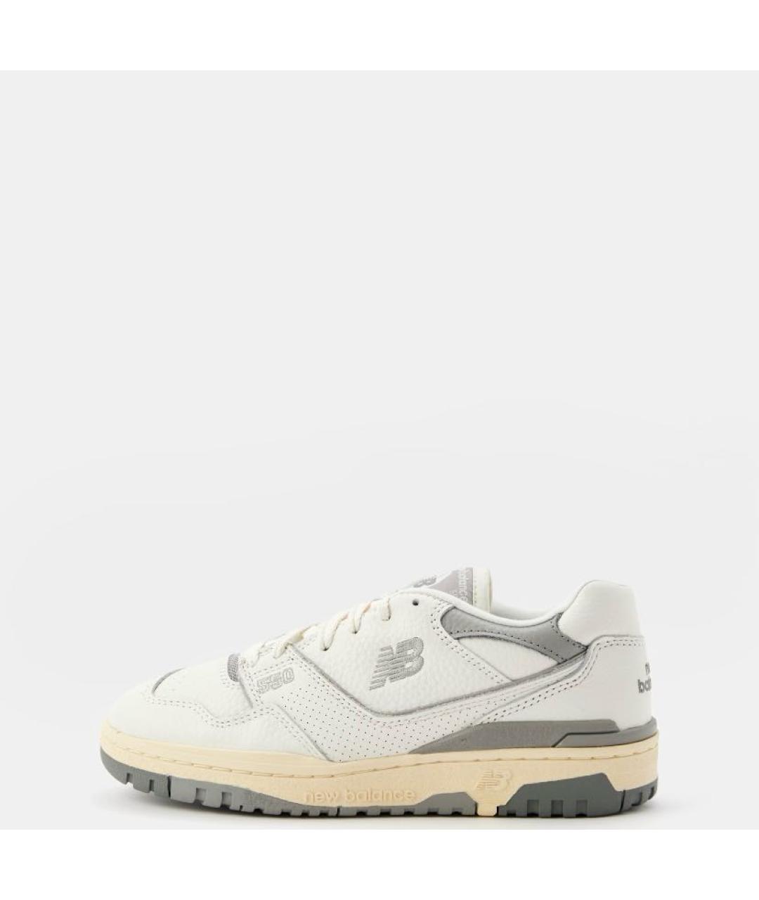 NEW BALANCE Бежевые кожаные кроссовки, фото 2