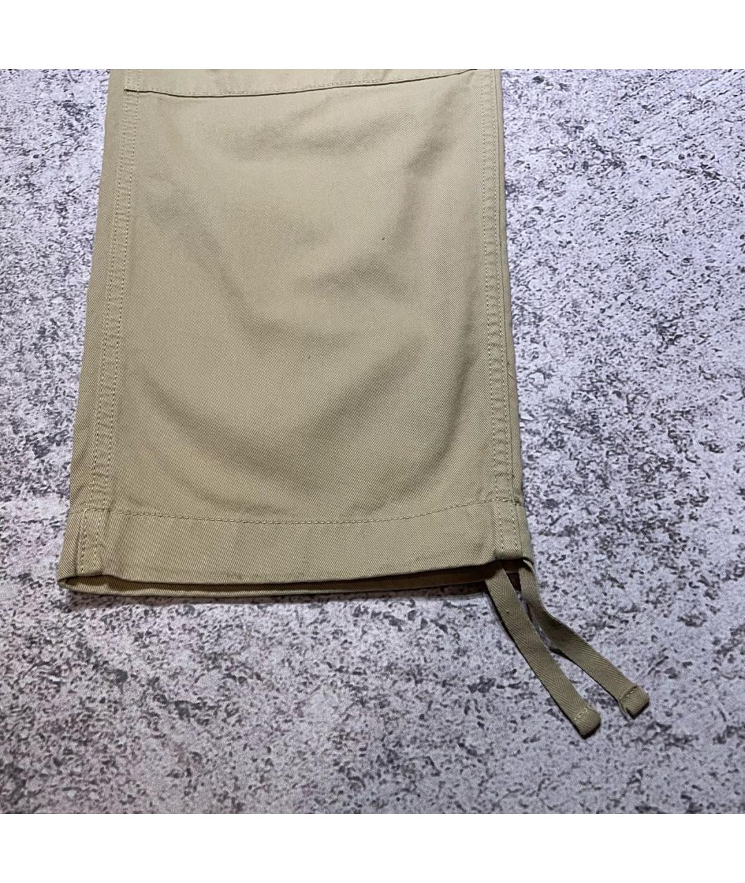 CARHARTT Бежевые хлопковые прямые джинсы, фото 7