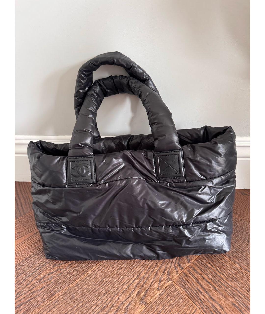 CHANEL Черная сумка тоут, фото 3