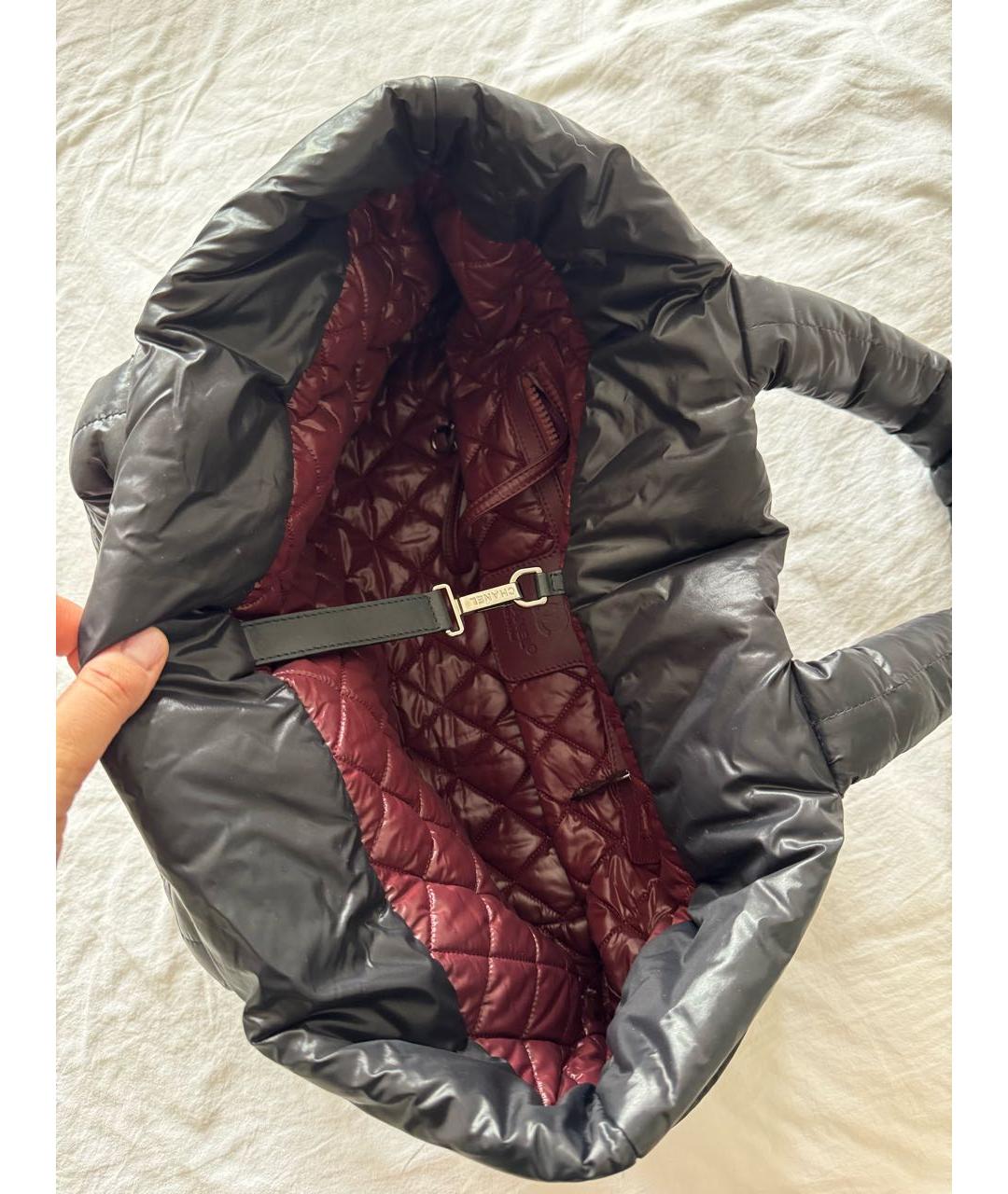 CHANEL Черная сумка тоут, фото 4