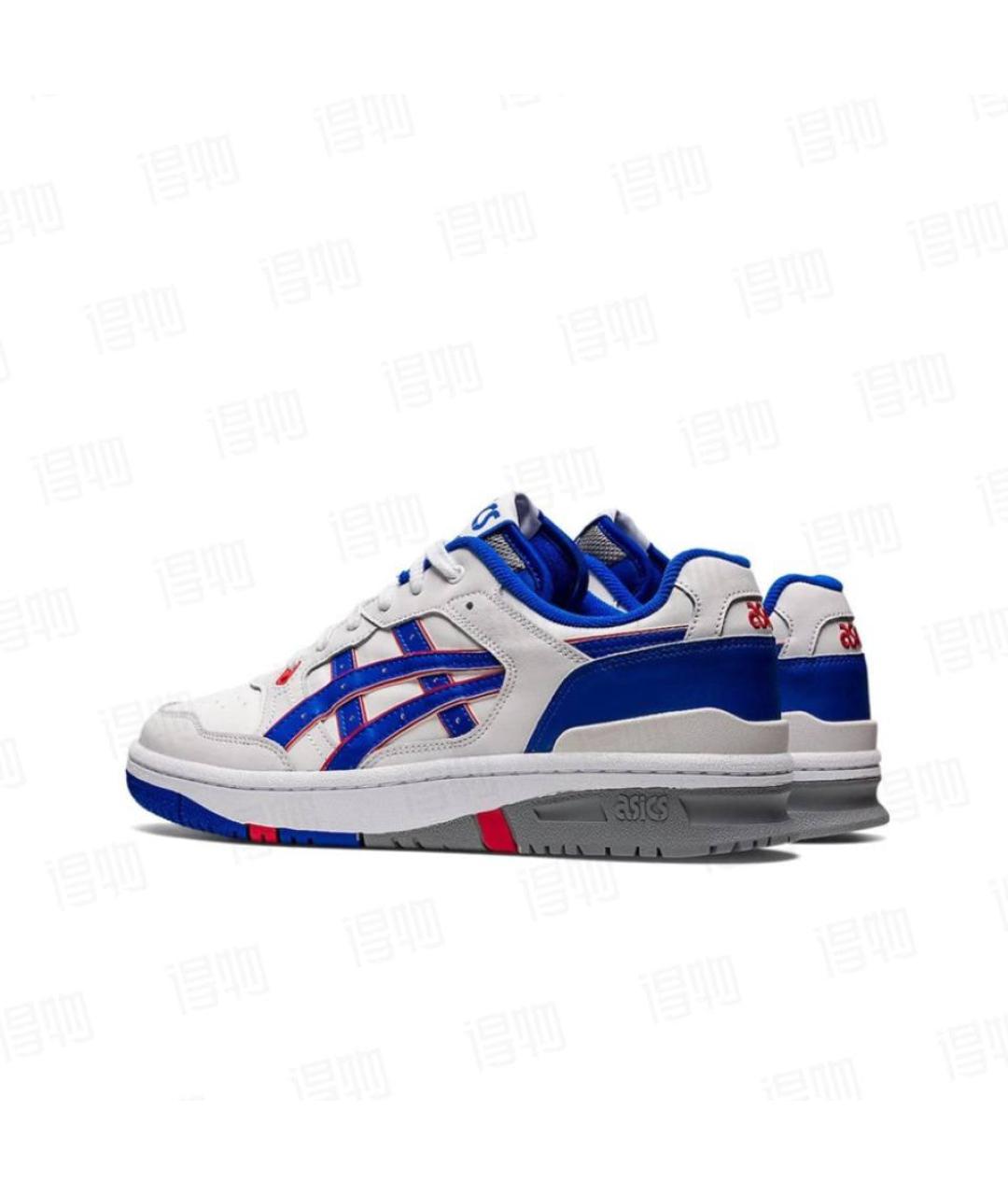 ASICS Белые низкие кроссовки / кеды из искусственной кожи, фото 4