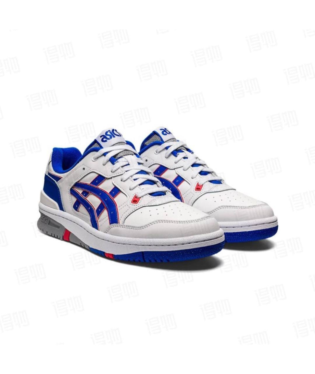 ASICS Белые низкие кроссовки / кеды из искусственной кожи, фото 3