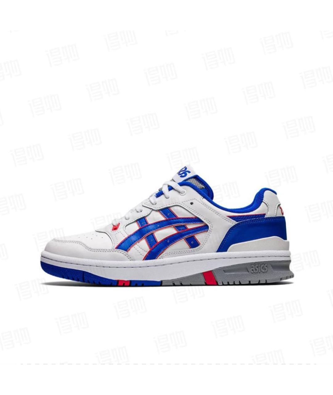 ASICS Белые низкие кроссовки / кеды из искусственной кожи, фото 2