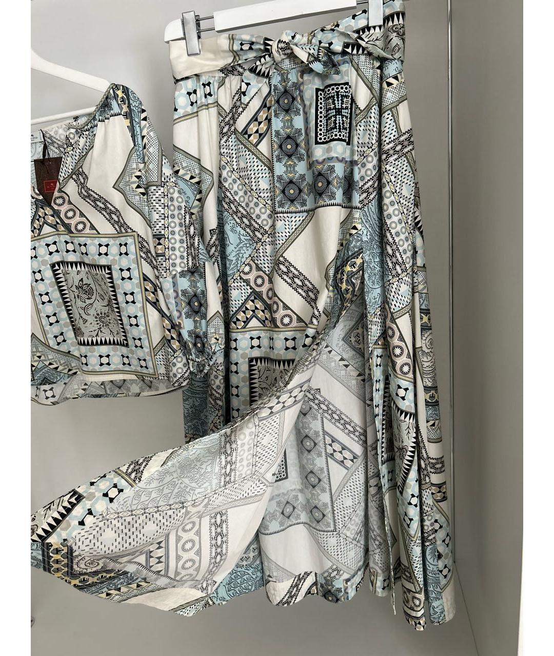 ETRO Мульти хлопковый костюм с юбками, фото 6
