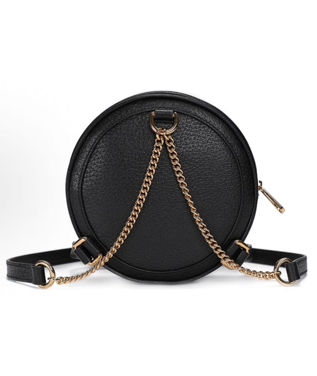 GUCCI Черный кожаный рюкзак, фото 5