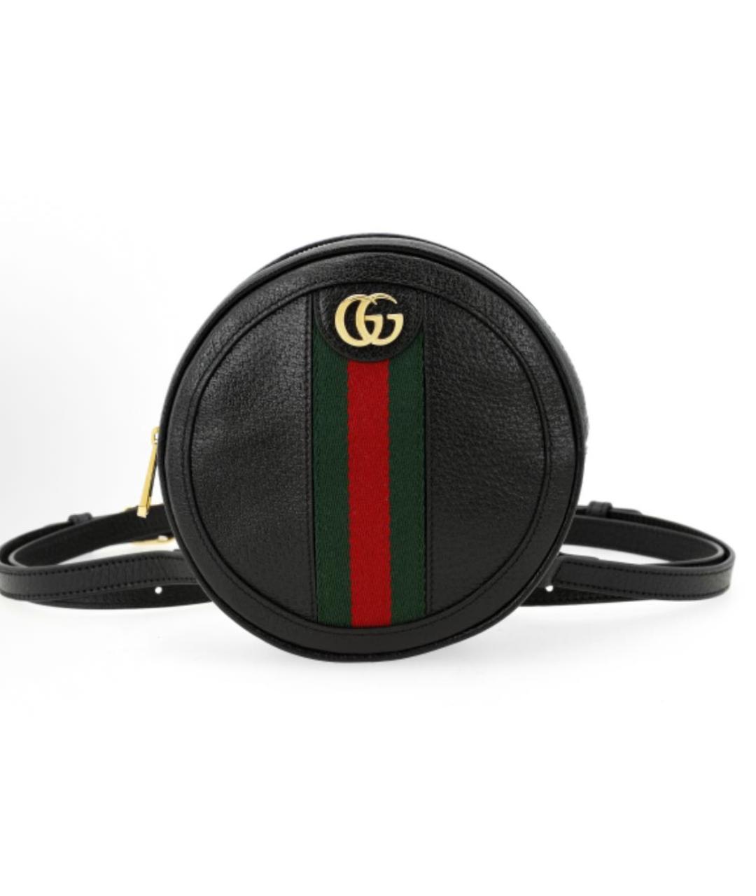GUCCI Черный кожаный рюкзак, фото 2