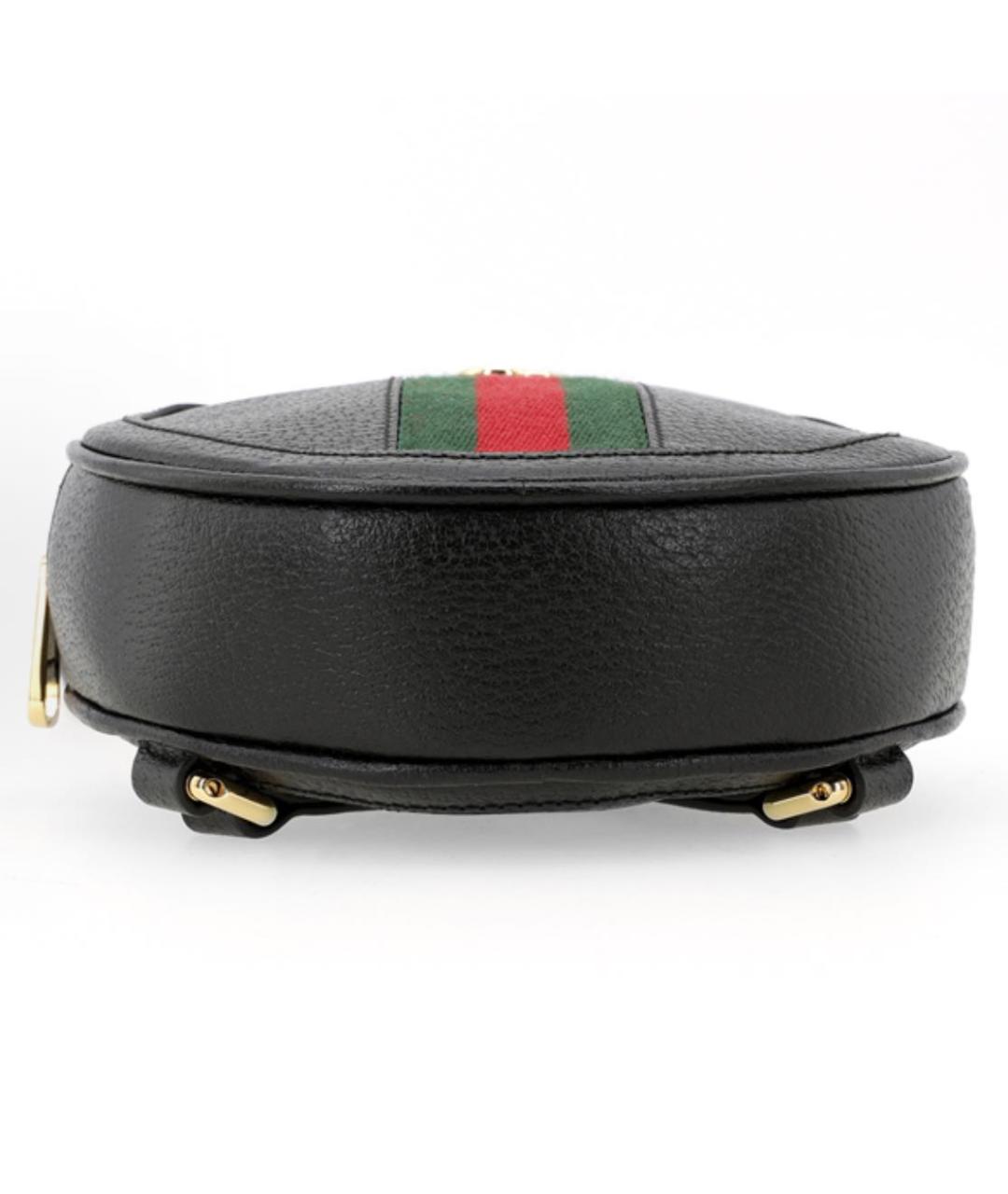 GUCCI Черный кожаный рюкзак, фото 7