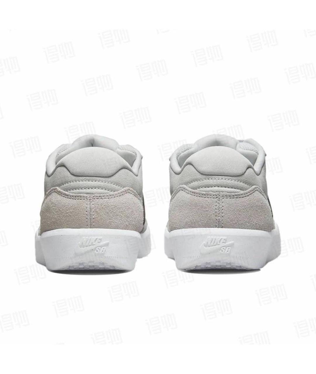 NIKE Бежевые замшевые кеды, фото 5