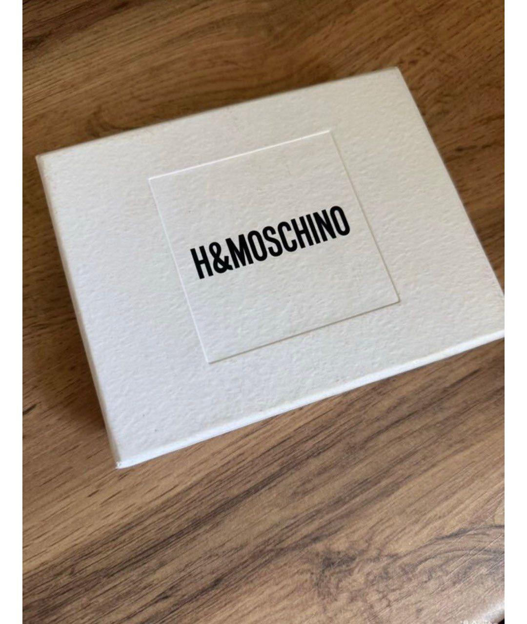 MOSCHINO Золотая металлическая подвеска, фото 6