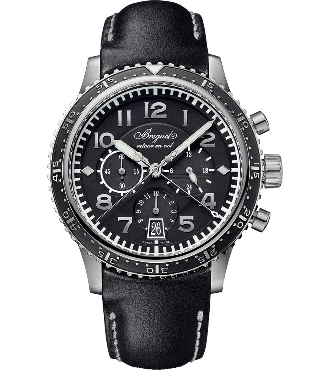 Breguet Черные часы, фото 1
