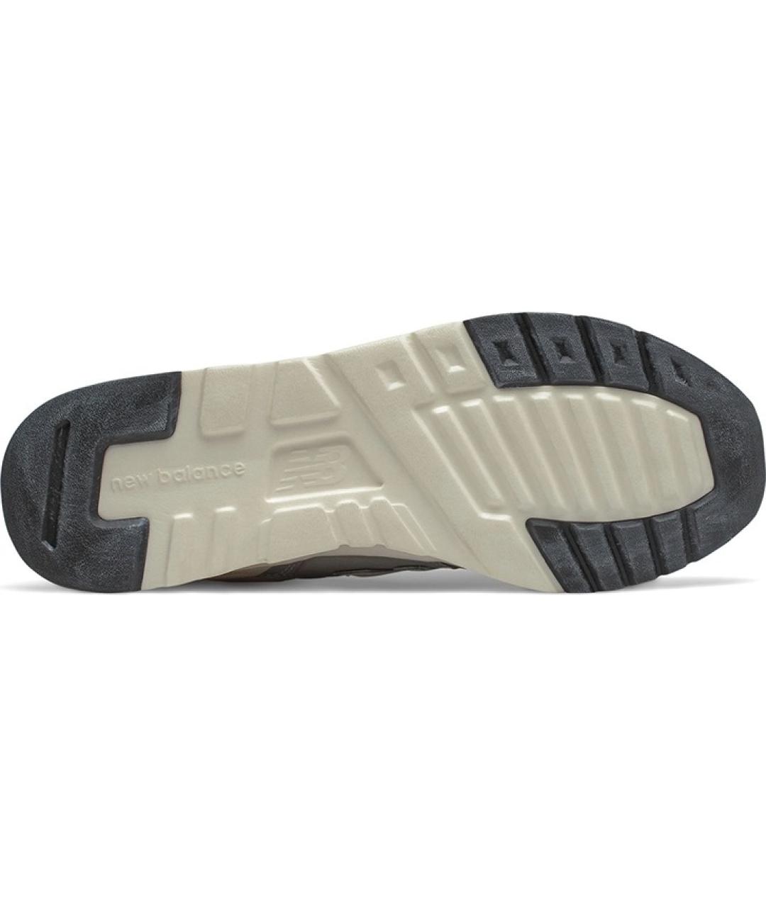 NEW BALANCE Серые низкие кроссовки / кеды из искусственной кожи, фото 4