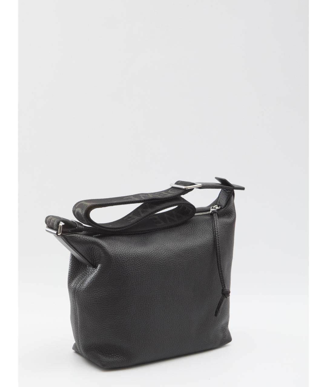 LOEWE Черная кожаная сумка на плечо, фото 2