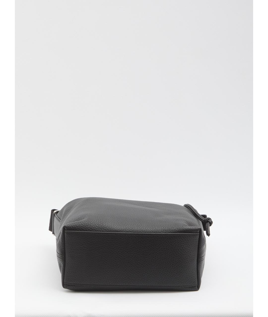 LOEWE Черная кожаная сумка на плечо, фото 3
