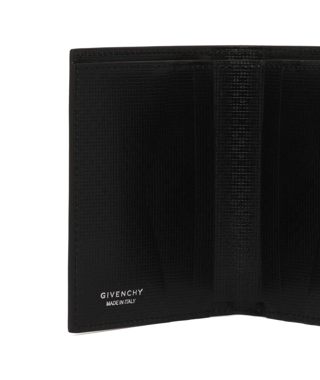 GIVENCHY Черный кожаный кошелек, фото 4