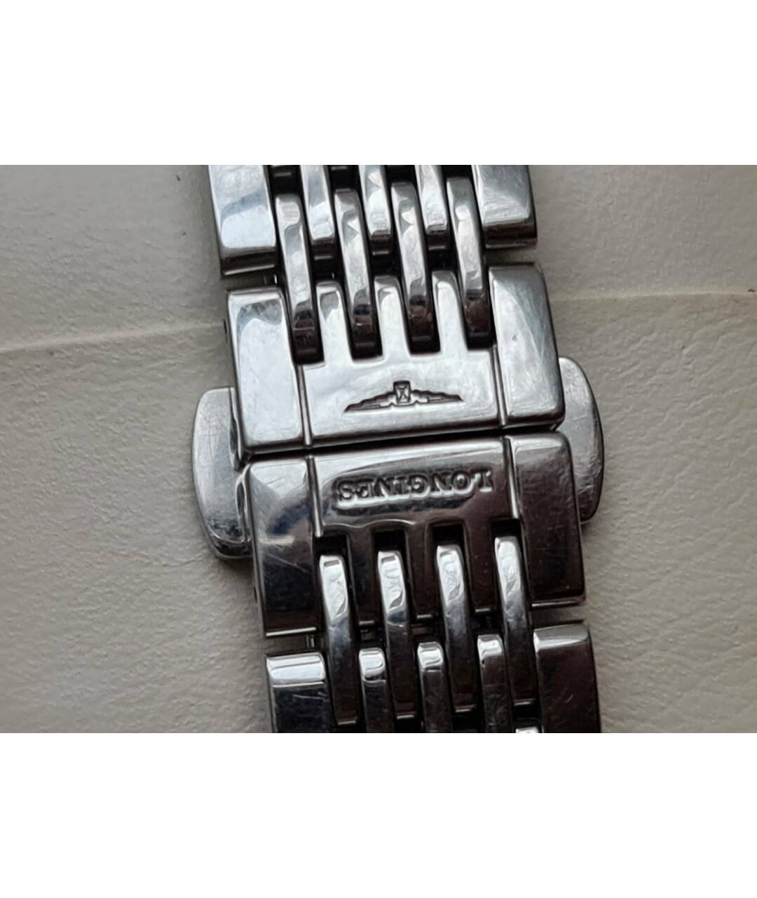 LONGINES Серебряные стальные часы, фото 4