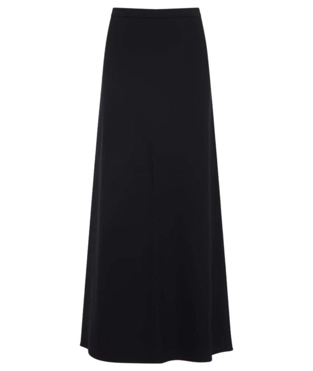 MAX MARA Черная полиамидовая юбка миди, фото 2