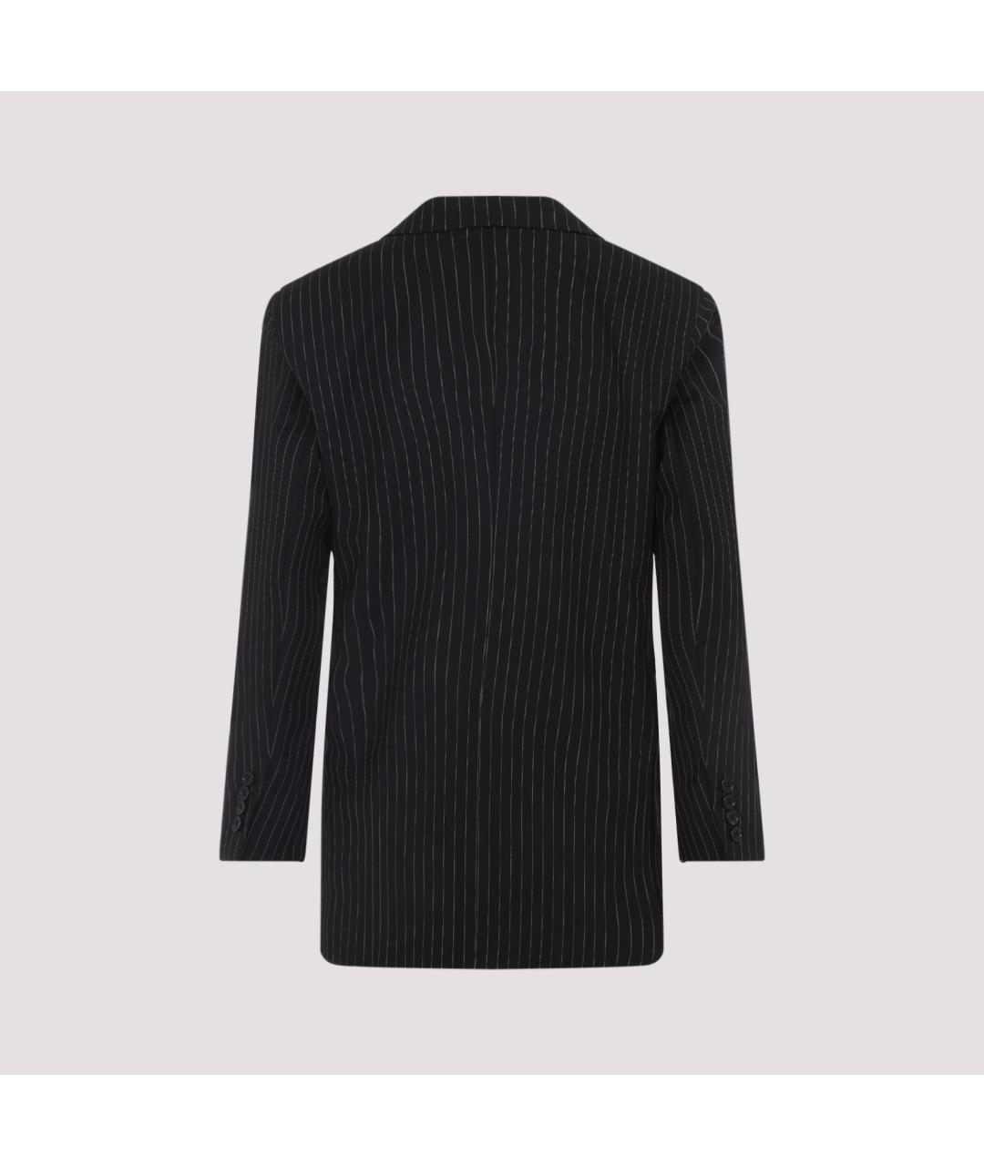 MAX MARA Черный шерстяной жакет/пиджак, фото 2