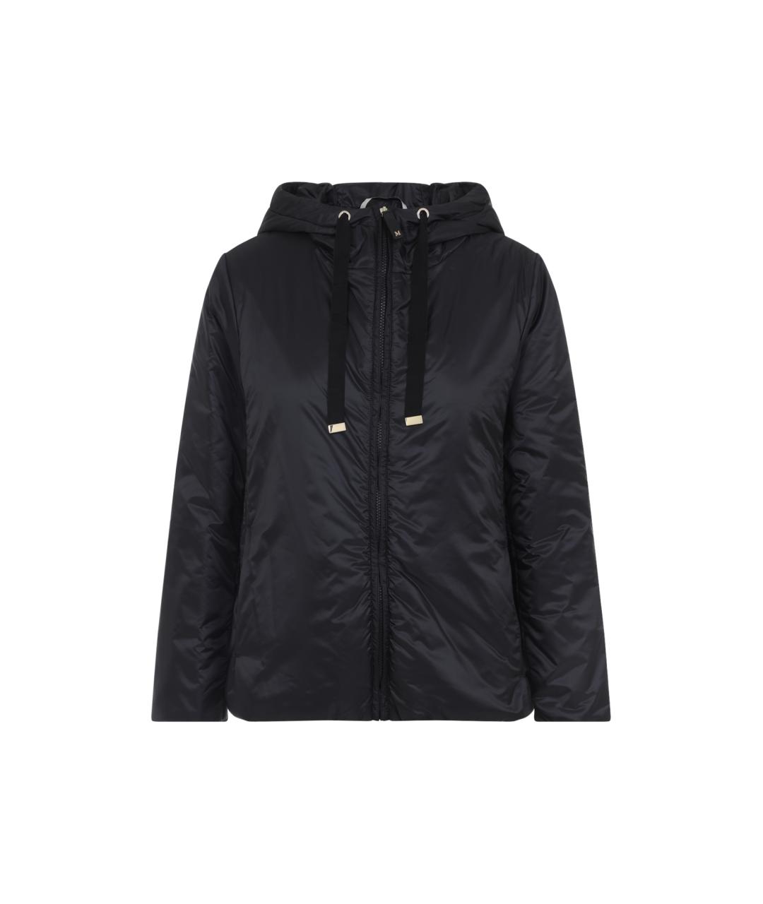MAX MARA Черная полиэстеровая куртка, фото 1
