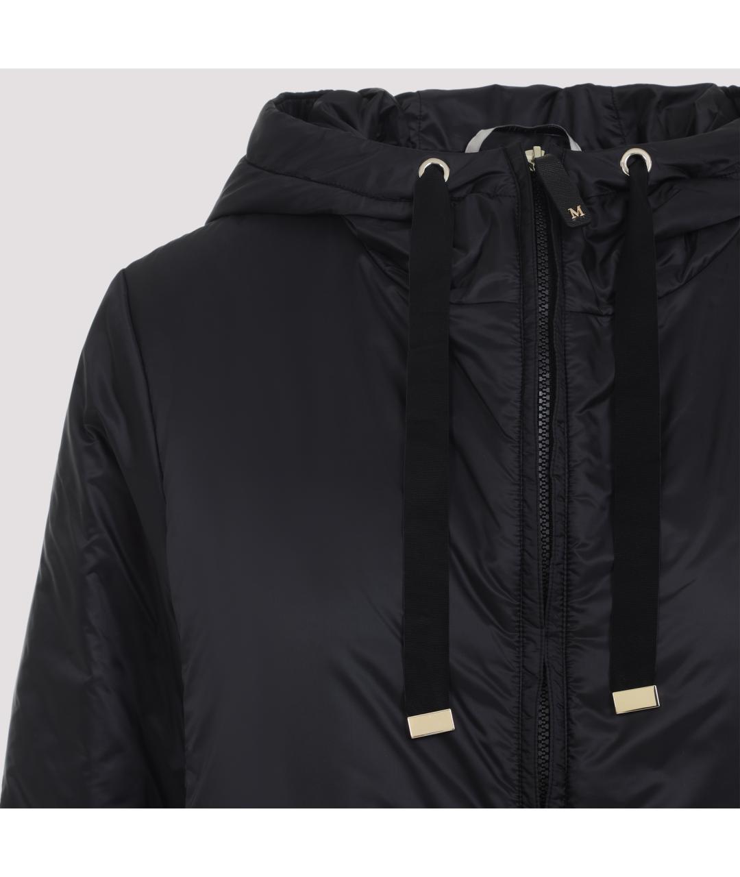 MAX MARA Черная полиэстеровая куртка, фото 5