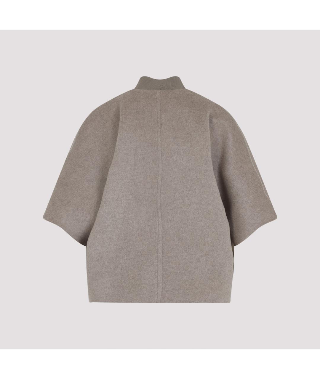 MAX MARA Серая шерстяная куртка, фото 3