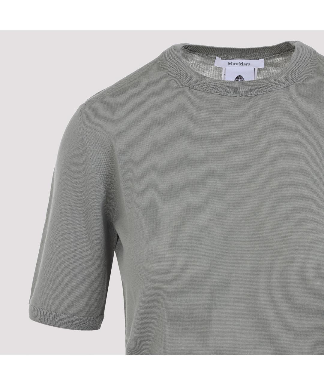 MAX MARA Зеленая футболка, фото 3