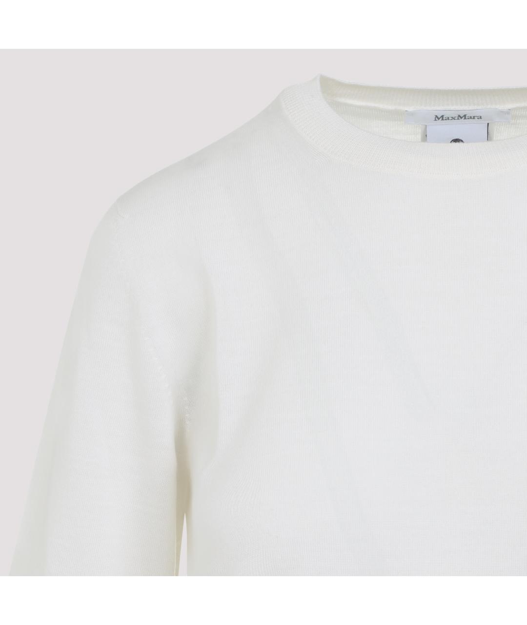 MAX MARA Белая футболка, фото 3