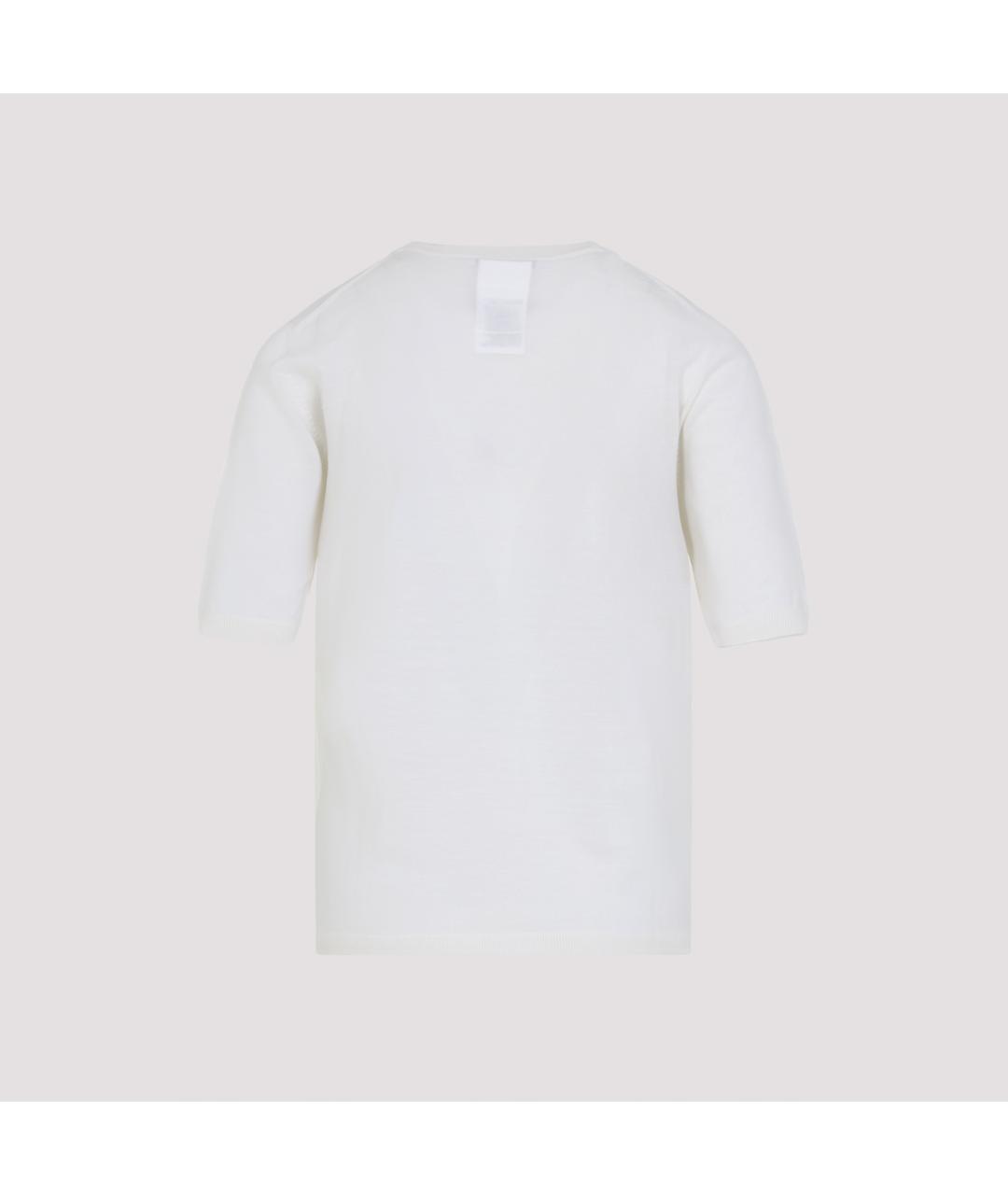 MAX MARA Белая футболка, фото 2