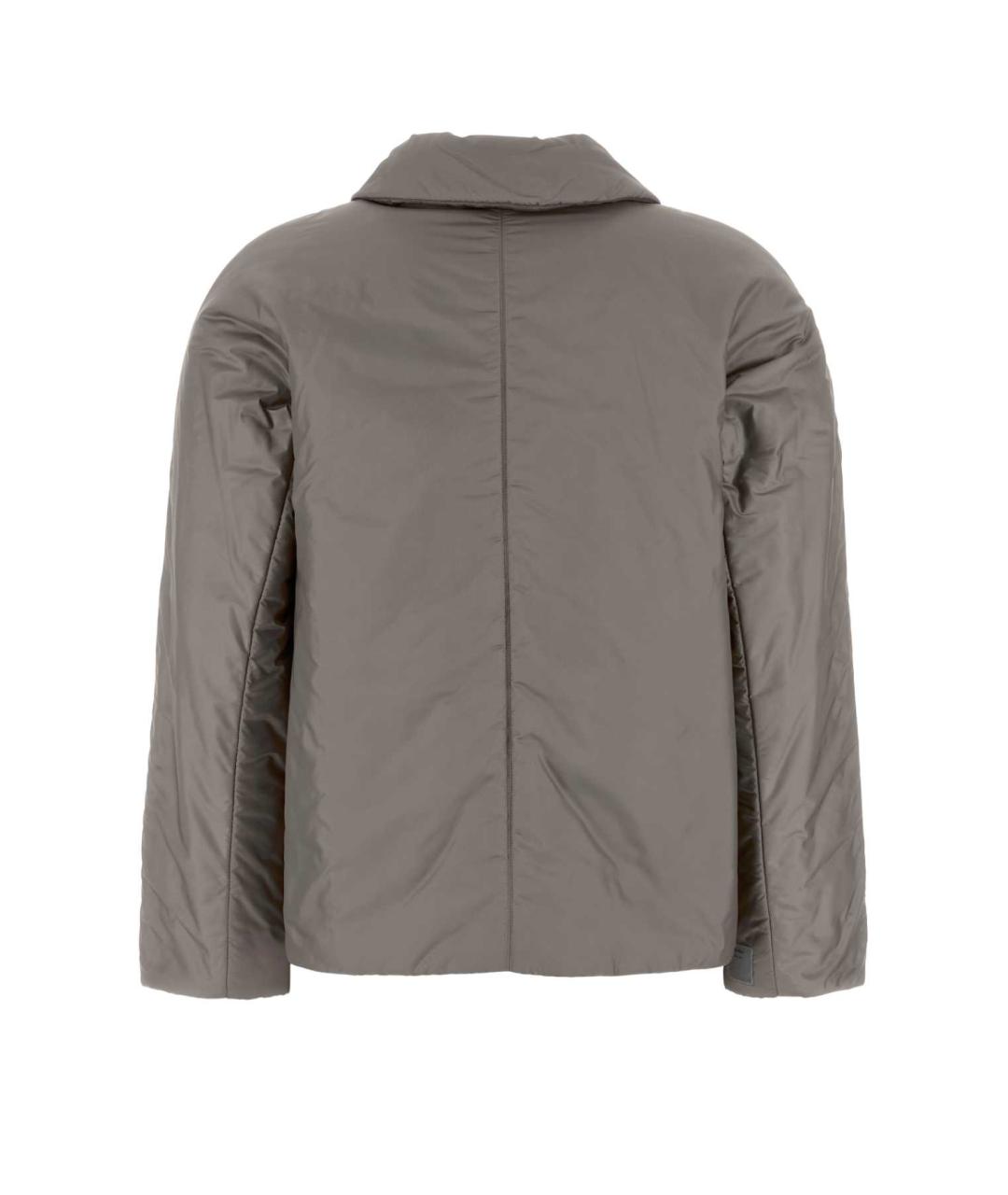 MAX MARA Серая полиэстеровая куртка, фото 2