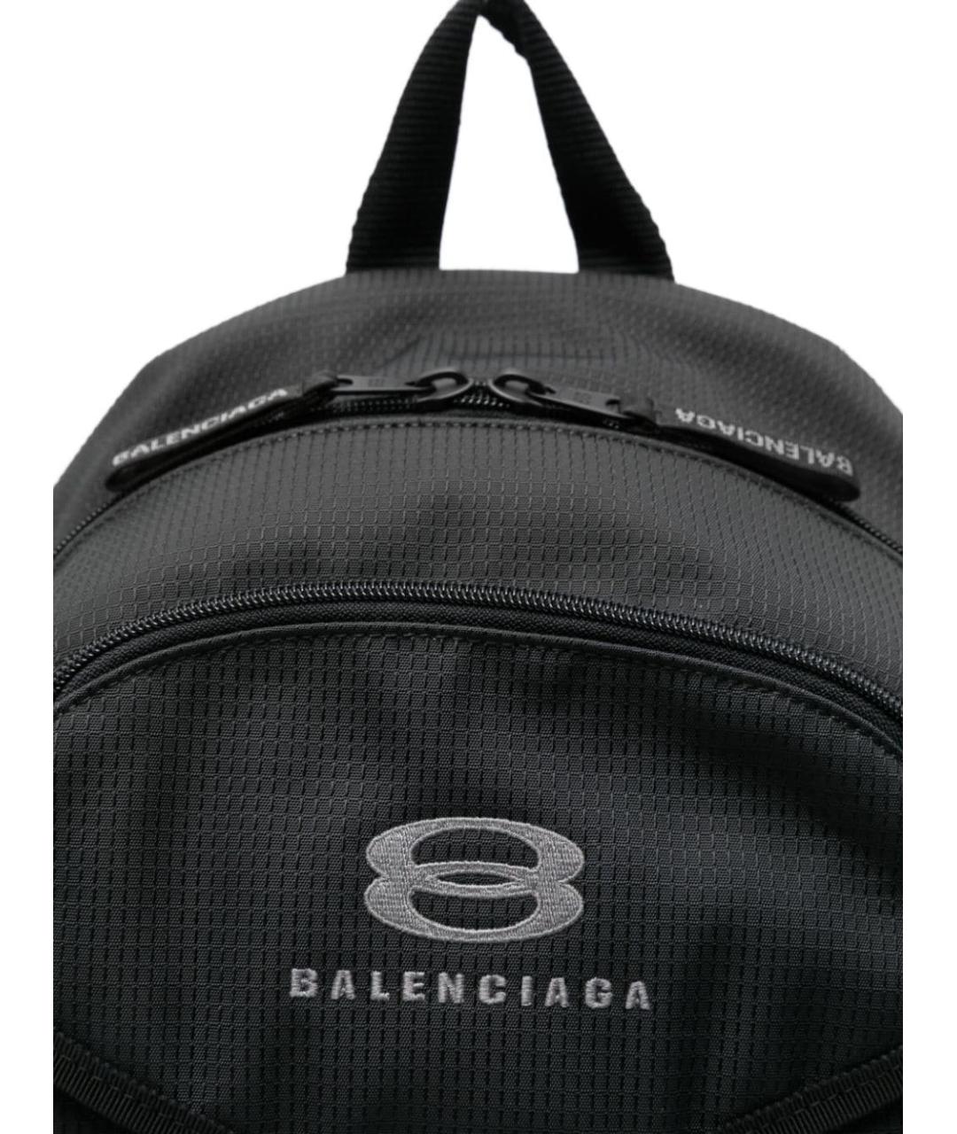 BALENCIAGA Черный синтетический рюкзак, фото 2