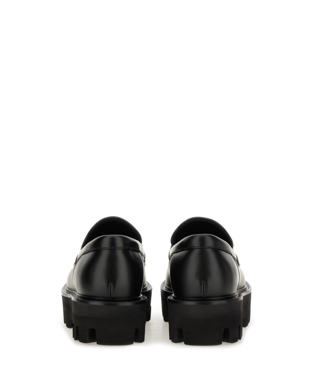 ALEXANDER MCQUEEN Черные кожаные лоферы, фото 4