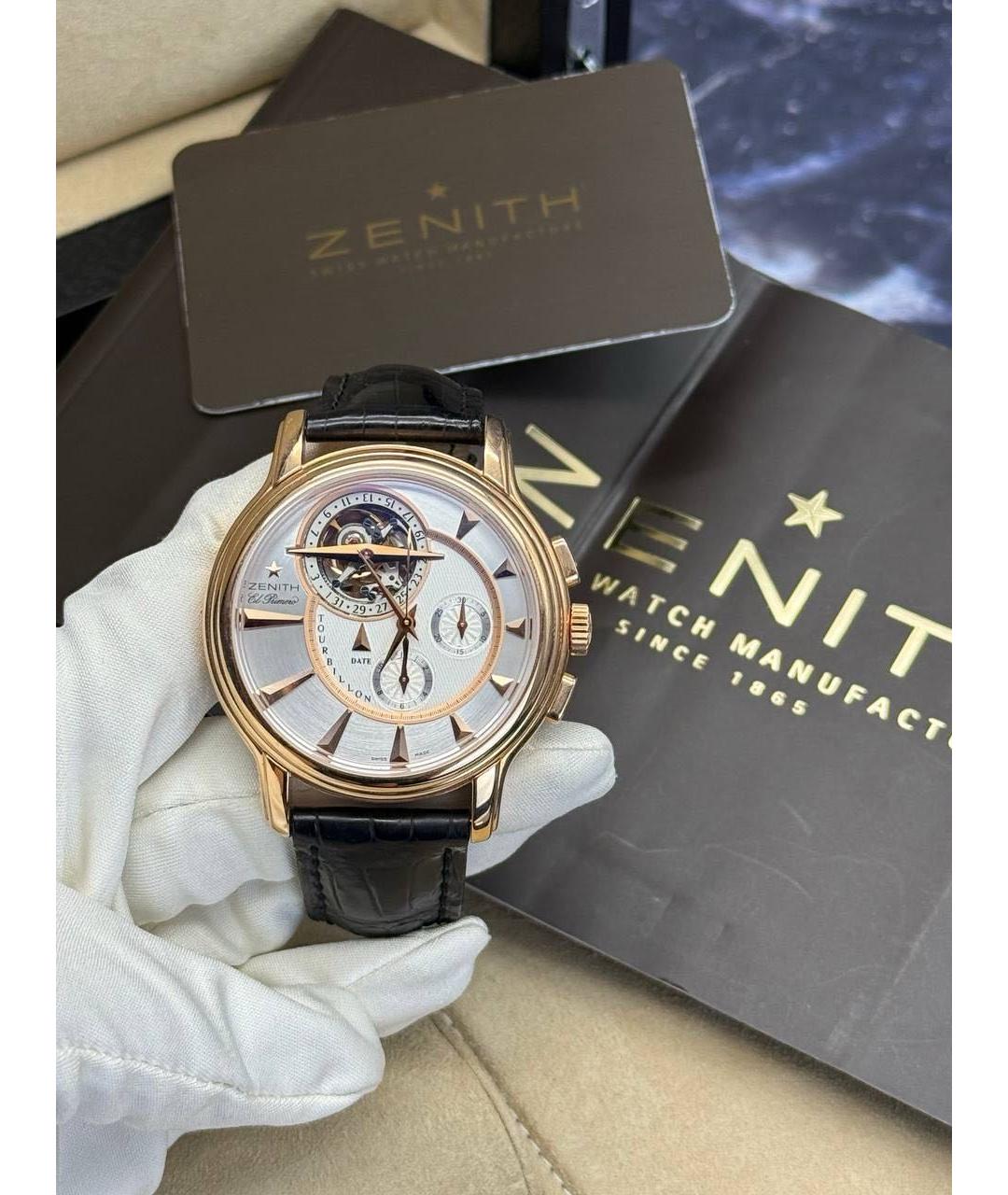 ZENITH Часы из розового золота, фото 5