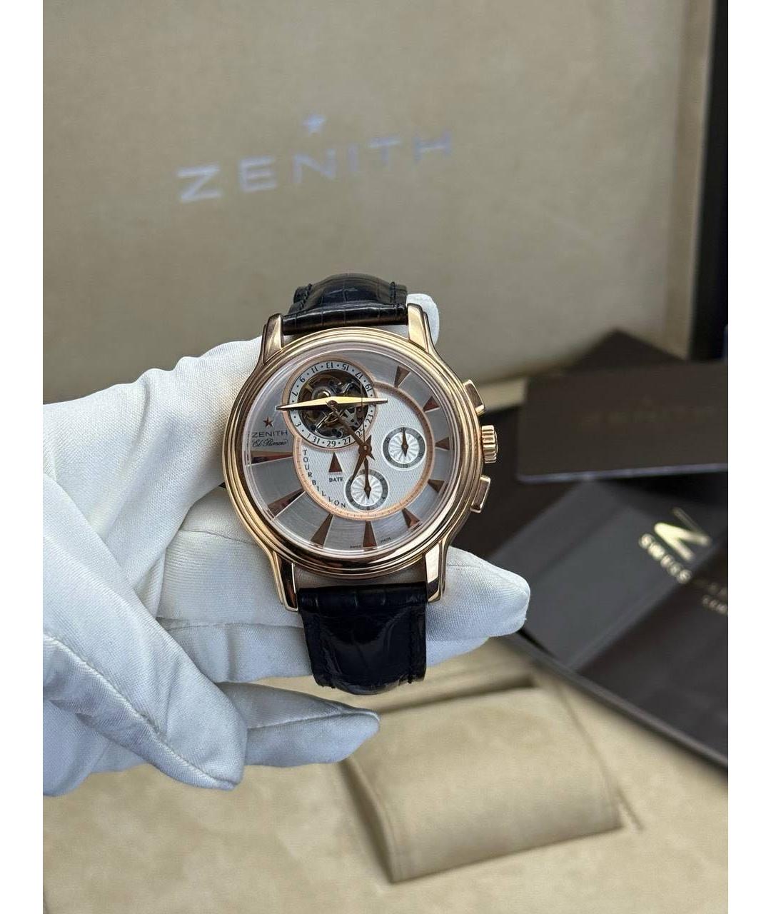 ZENITH Часы из розового золота, фото 9