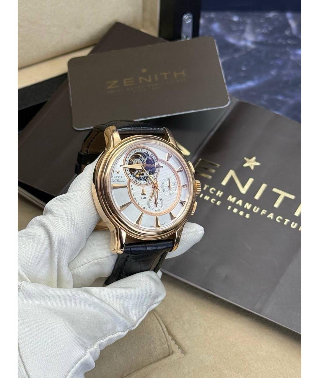 ZENITH Часы из розового золота, фото 4