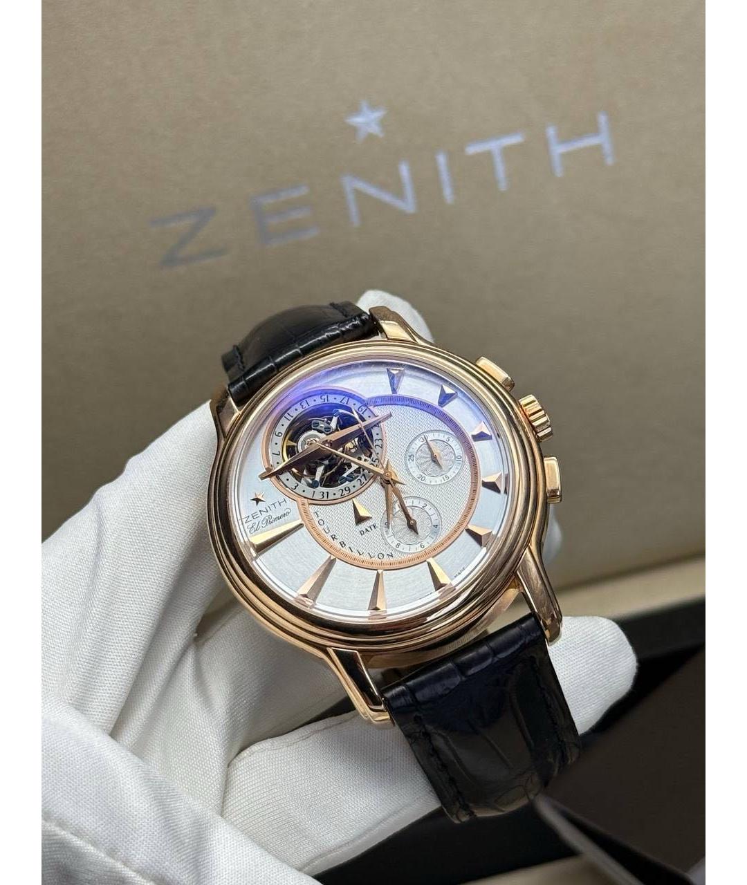 ZENITH Часы из розового золота, фото 6