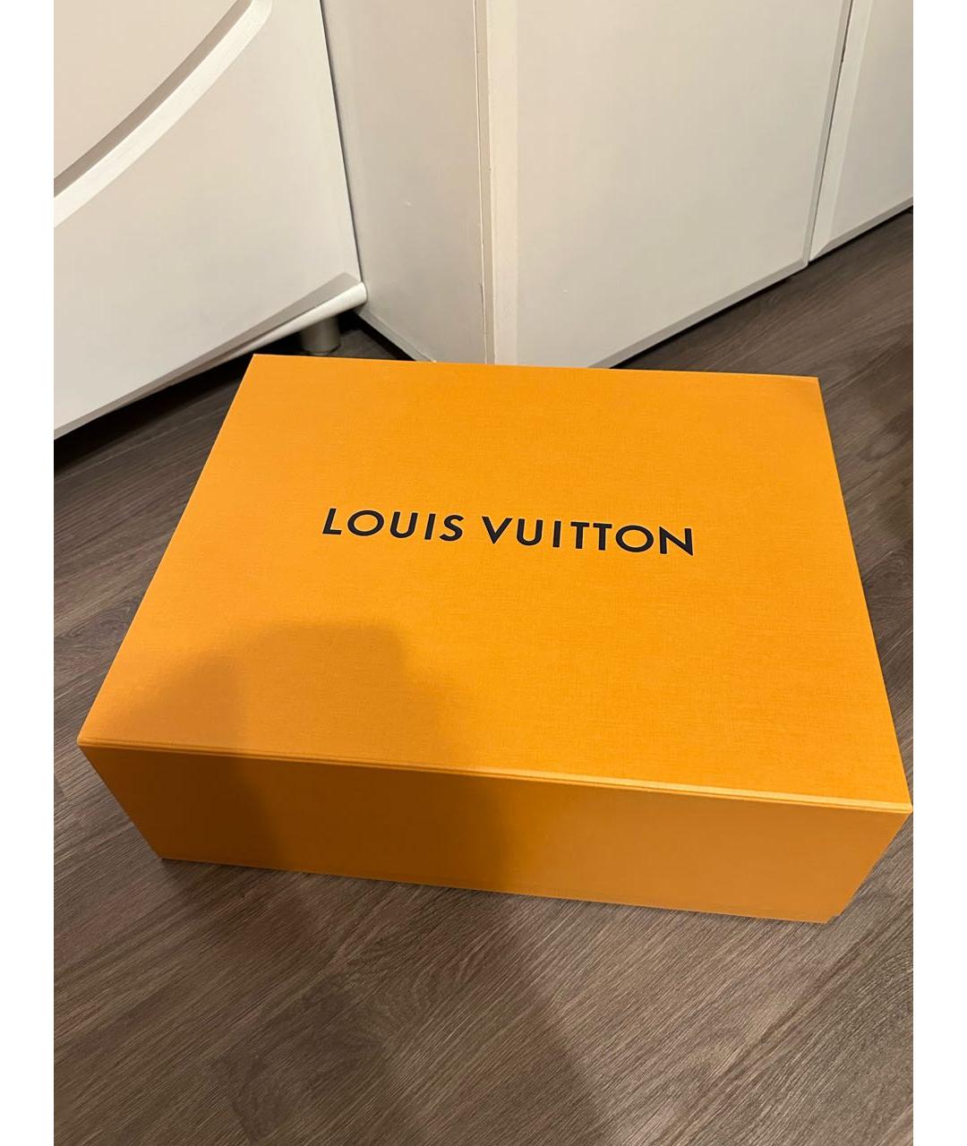 LOUIS VUITTON Черные кожаные высокие ботинки, фото 7