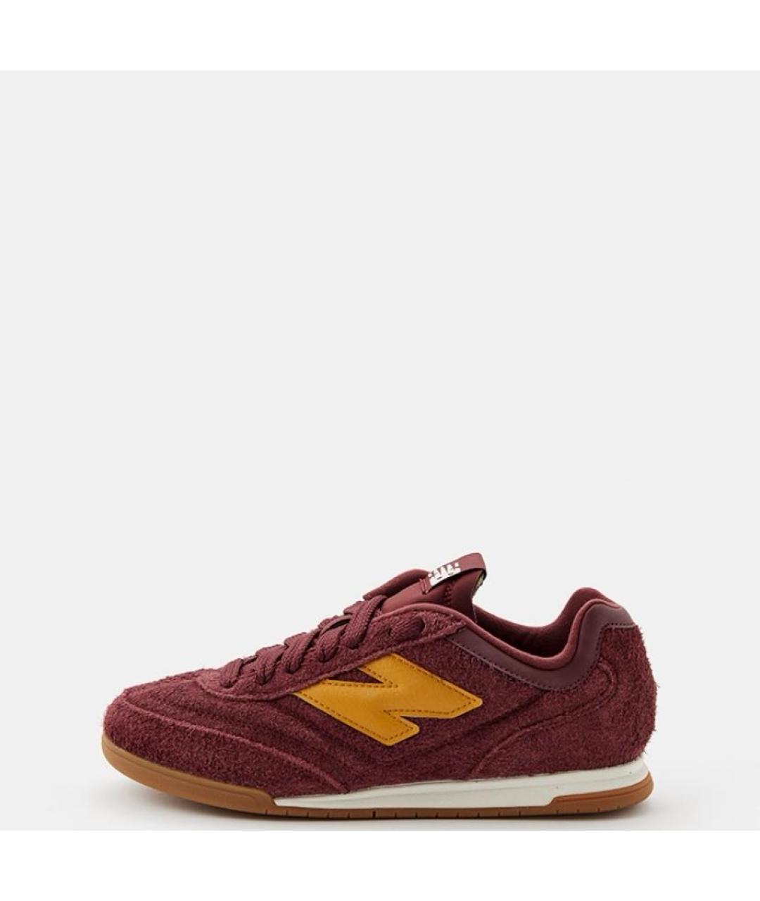 NEW BALANCE Бордовые замшевые кроссовки, фото 2