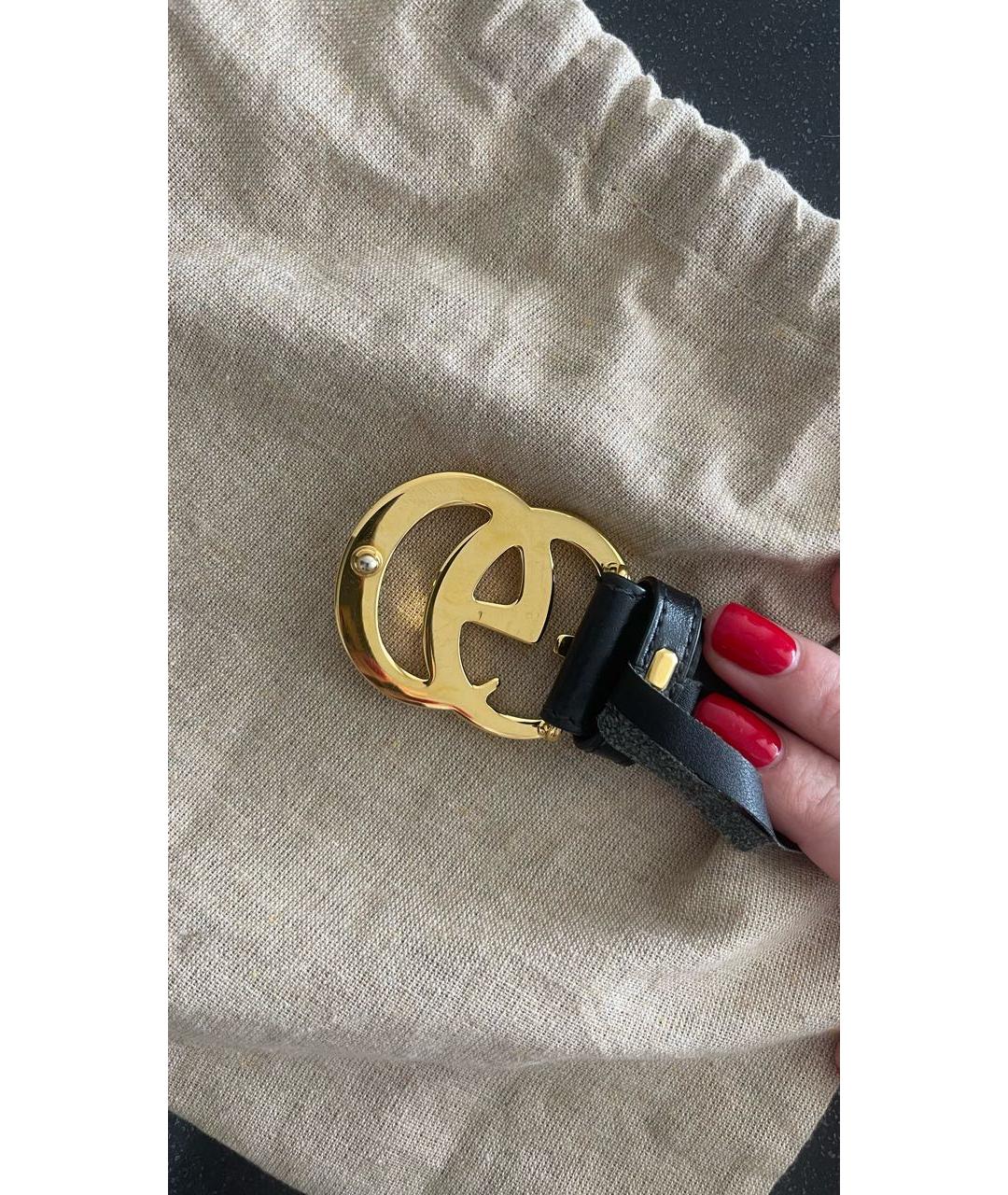 GUCCI Черный кожаный ремень, фото 2