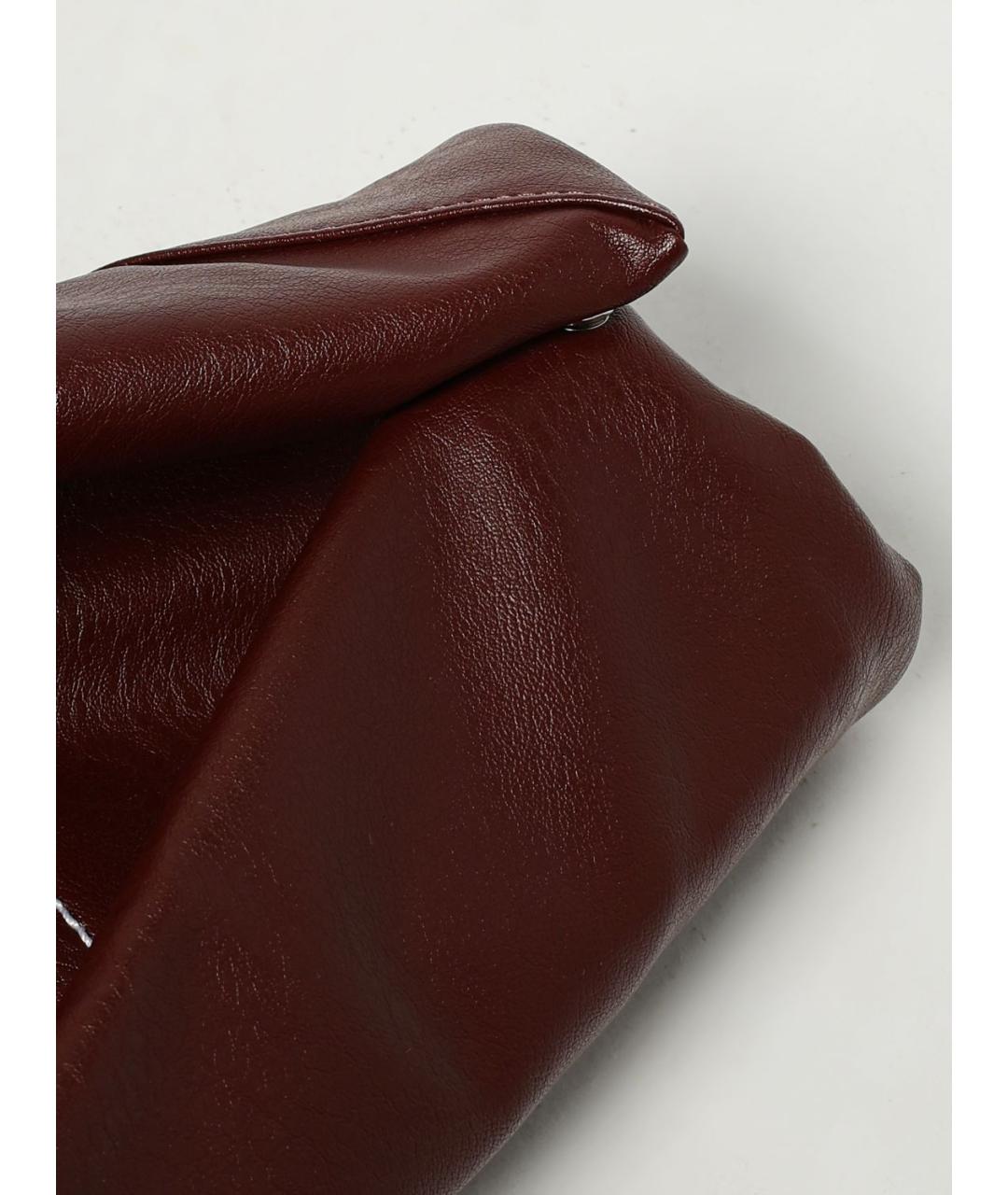 MM6 MAISON MARGIELA Бордовая сумка тоут из искусственной кожи, фото 4