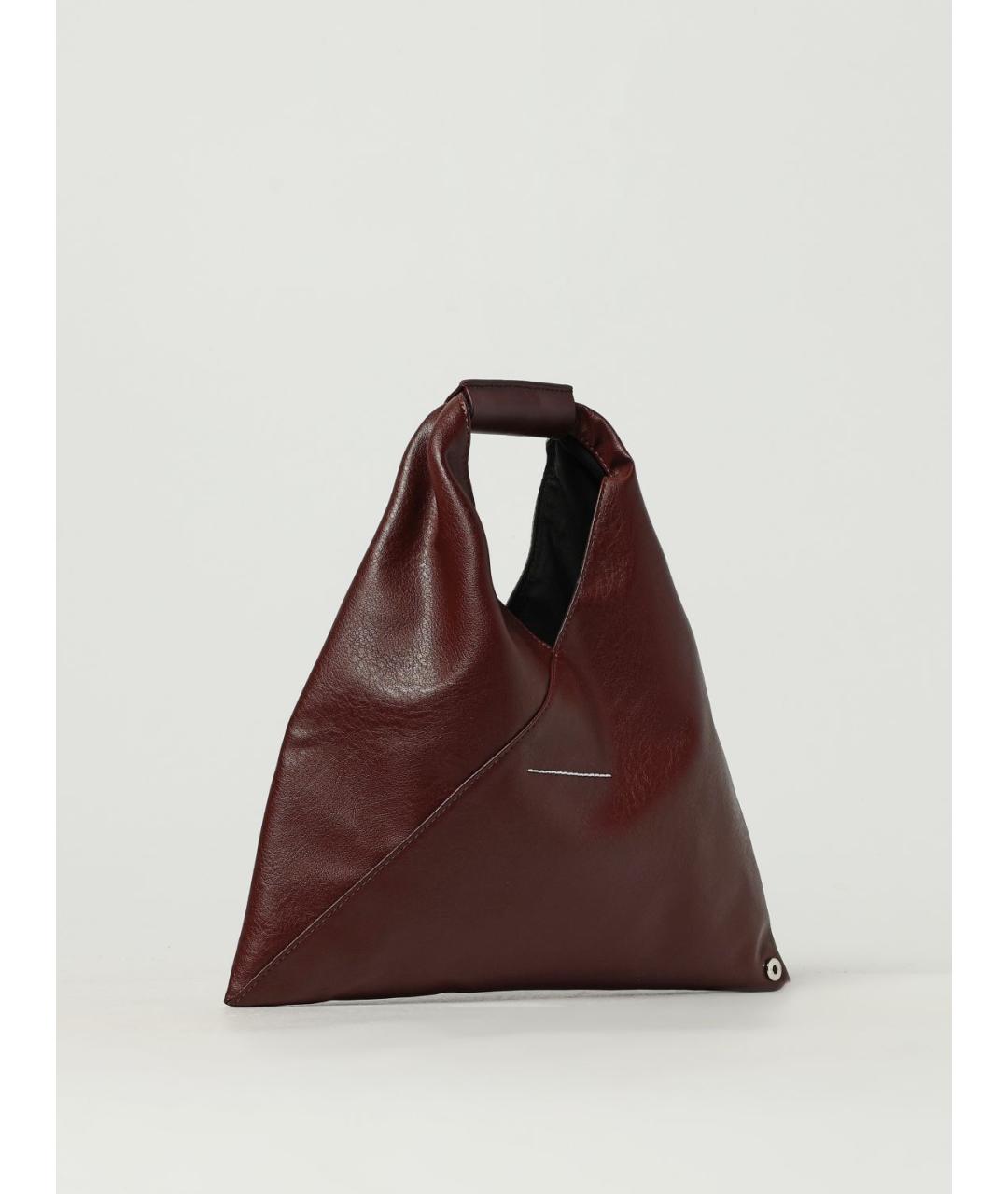 MM6 MAISON MARGIELA Бордовая сумка тоут из искусственной кожи, фото 3