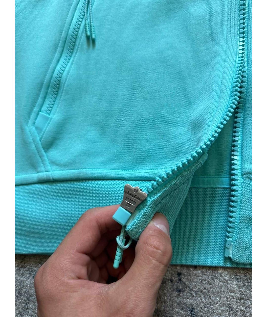 POLO RALPH LAUREN Бирюзовая полиамидовая куртка, фото 4