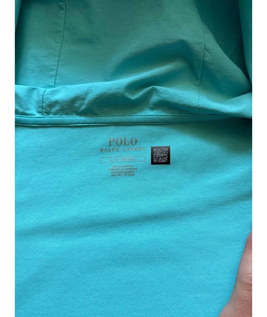 POLO RALPH LAUREN Бирюзовая полиамидовая куртка, фото 6