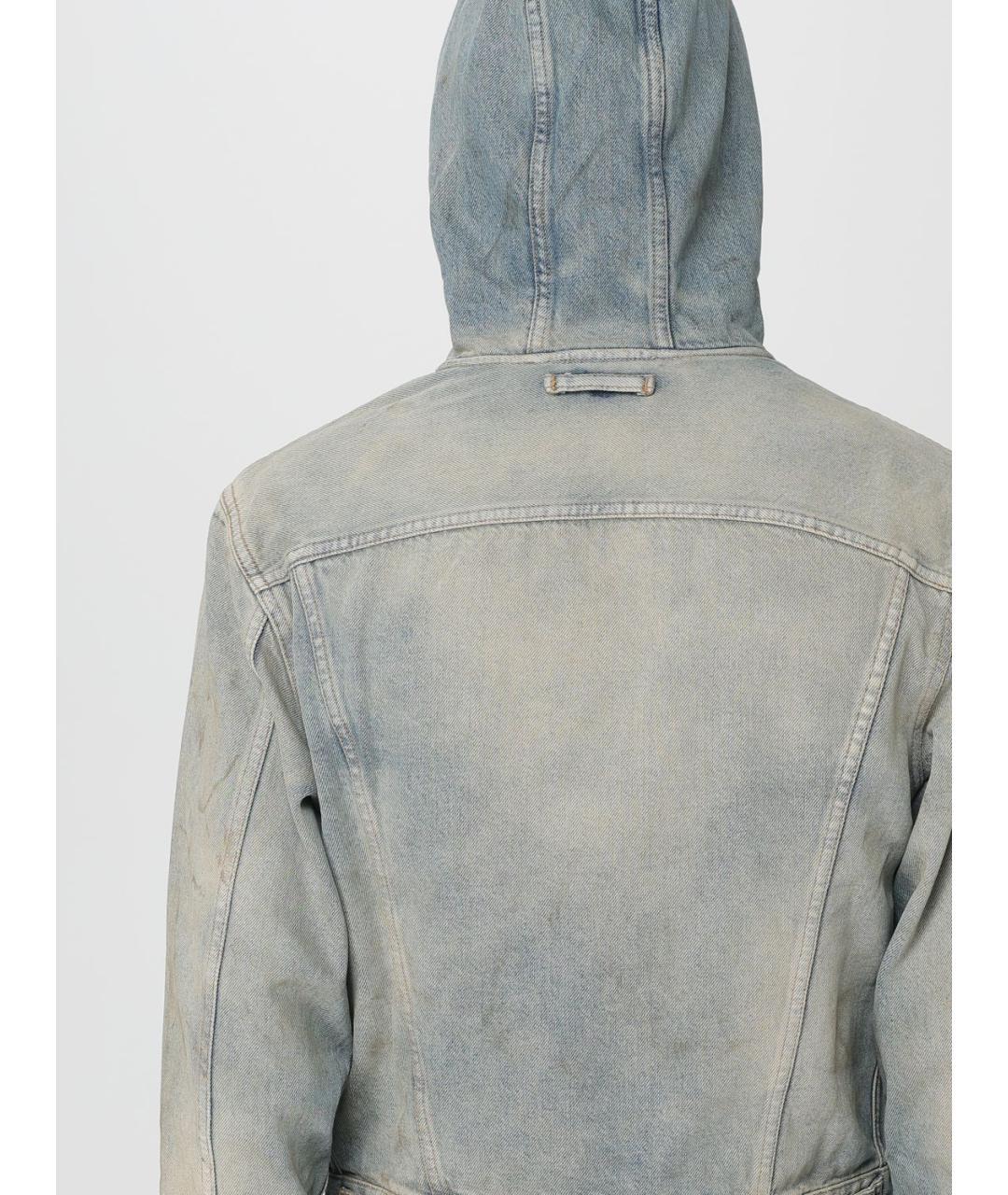 ACNE STUDIOS Голубая хлопковая куртка, фото 6