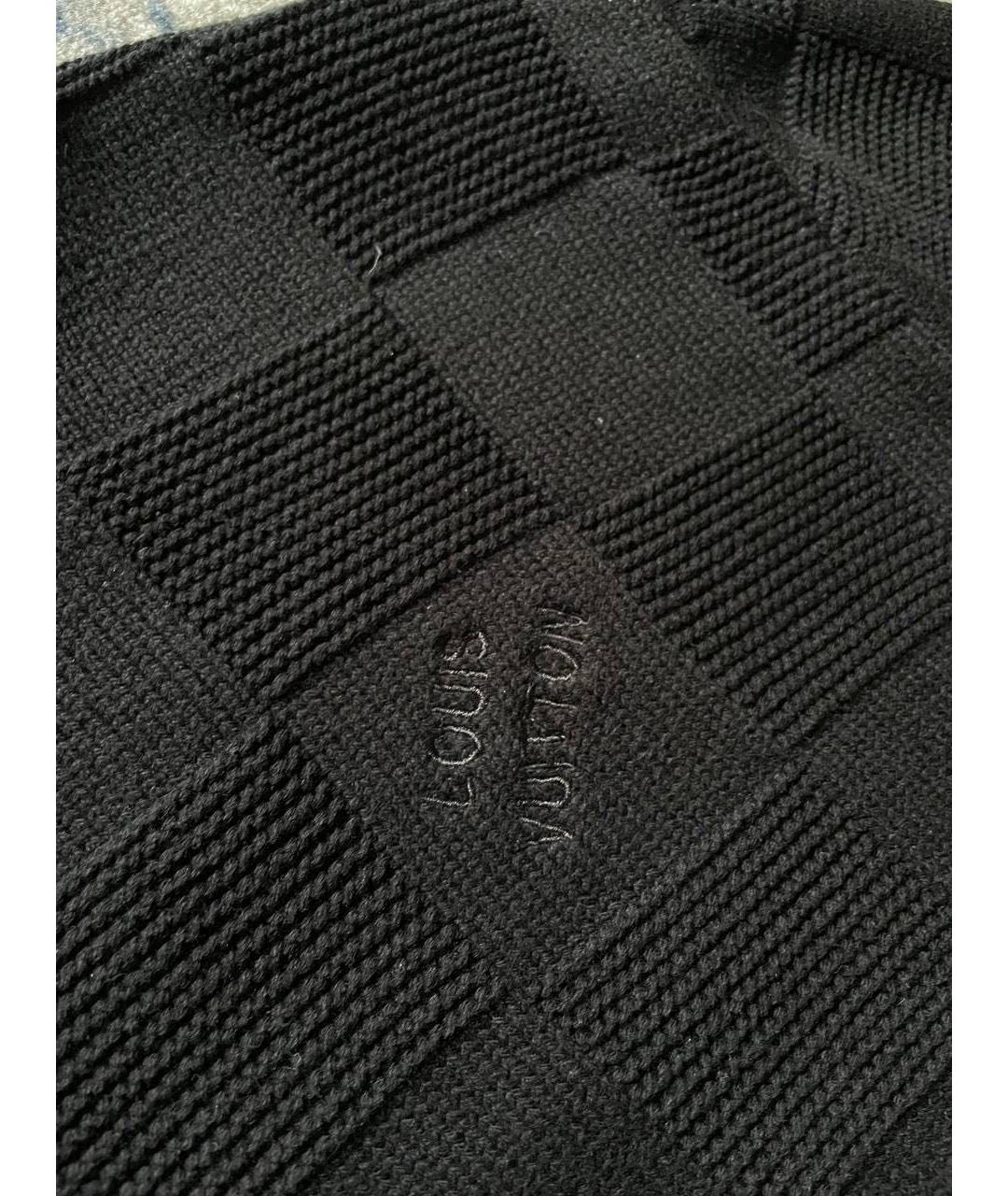 LOUIS VUITTON Черный шерстяной джемпер / свитер, фото 2