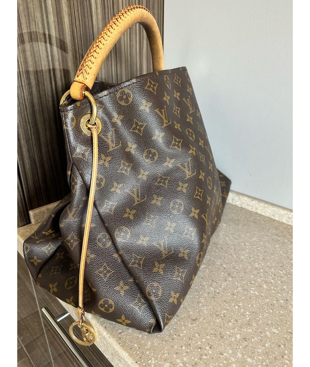 LOUIS VUITTON Коричневая сумка тоут, фото 2
