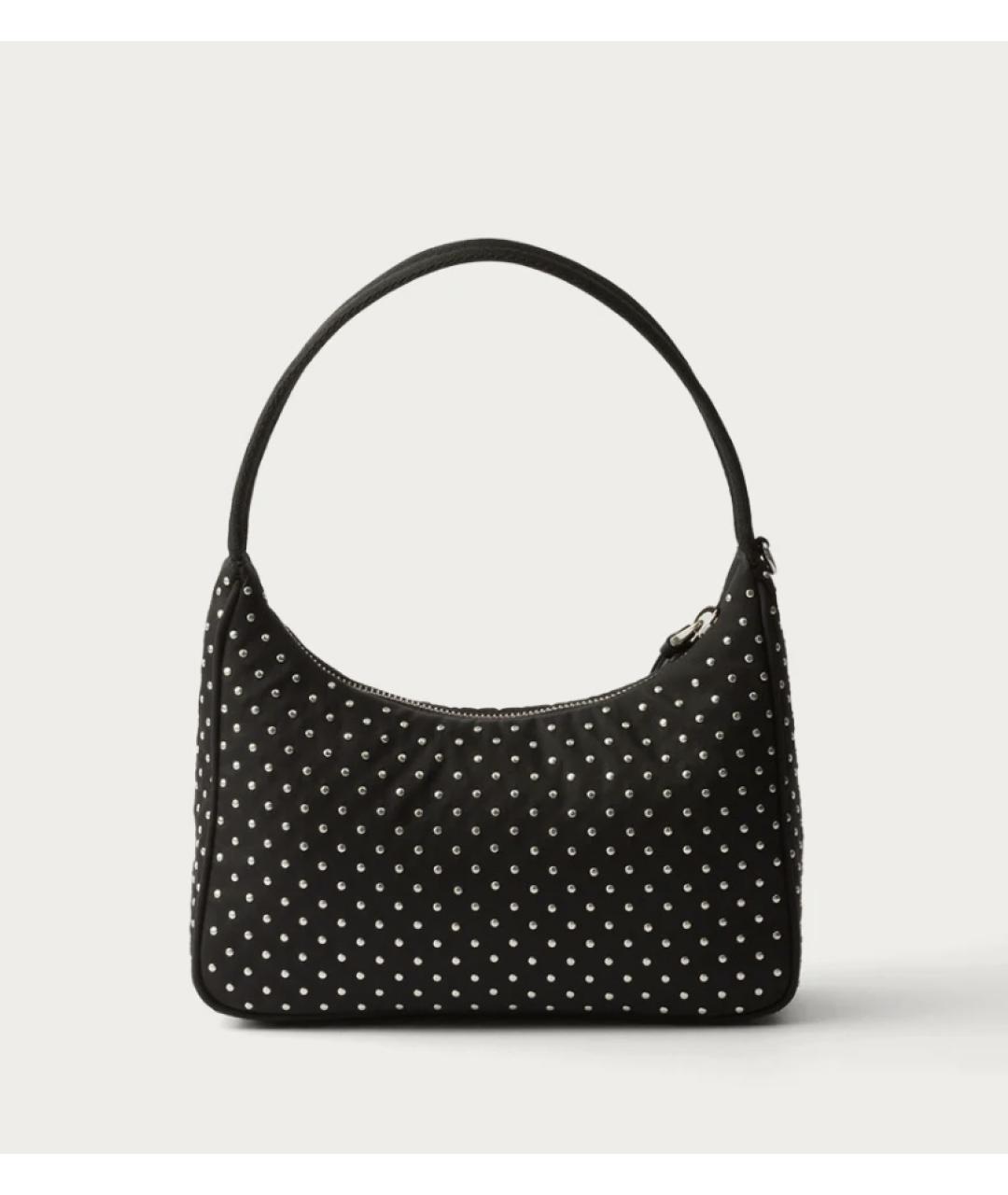 PRADA Черная синтетическая сумка через плечо, фото 2