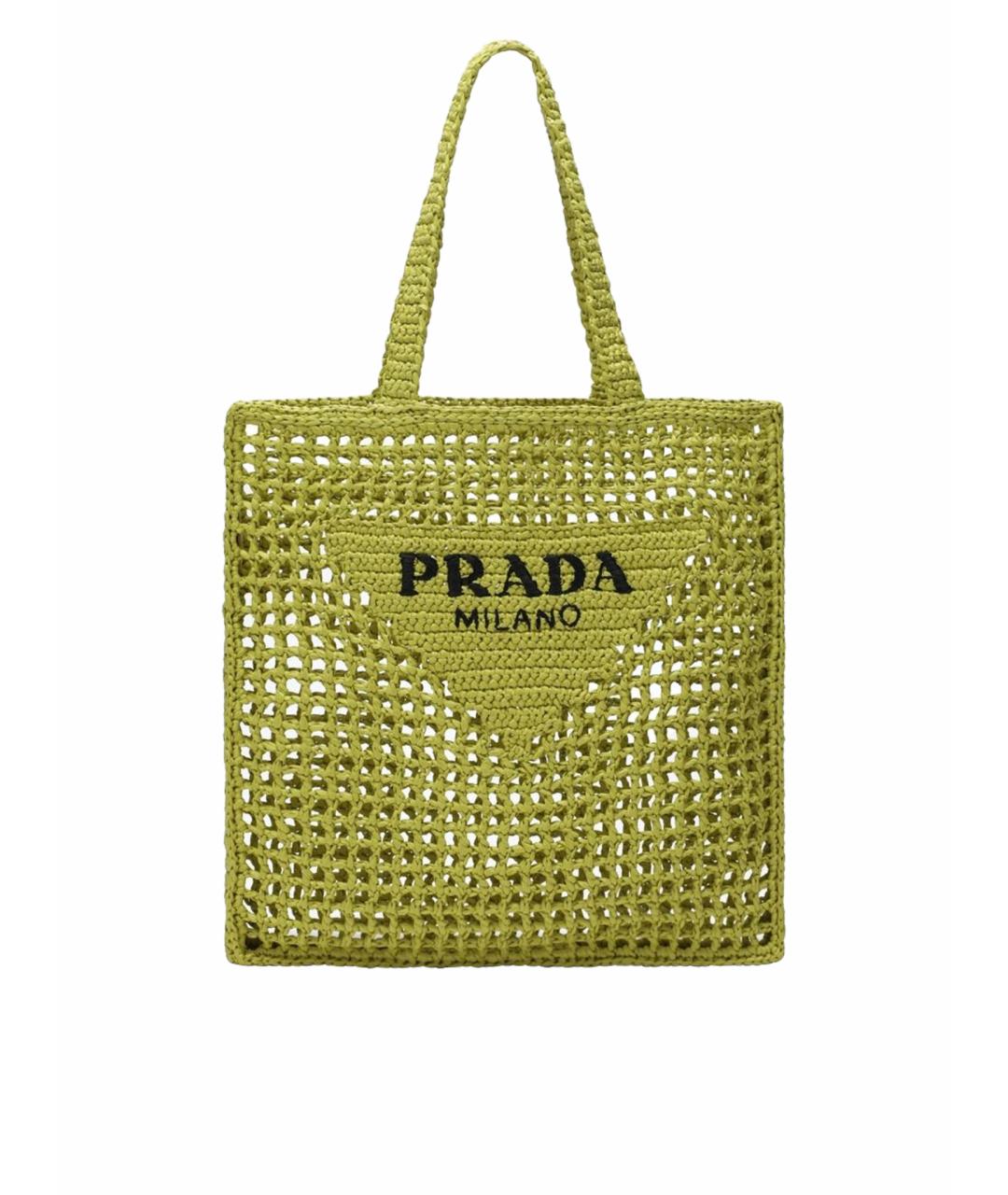 PRADA Салатовая сумка тоут, фото 1